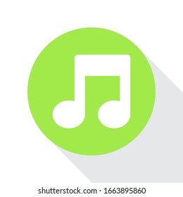 Music note icon vector design
