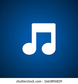 Music note icon vector design