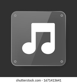 Music note icon vector design