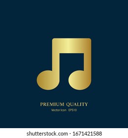 Music note icon vector design
