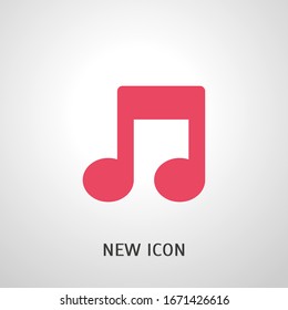 Design der Vektorillustration mit Musiknotizen