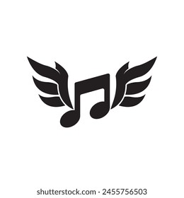 music note icon vector design element logo template