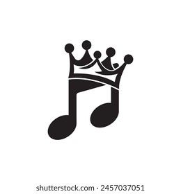 music note icon vector design element logo template