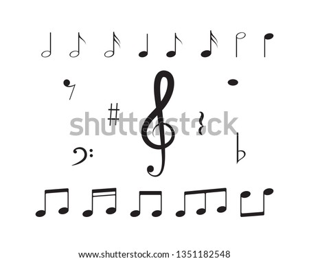 Music note Icon Vector design