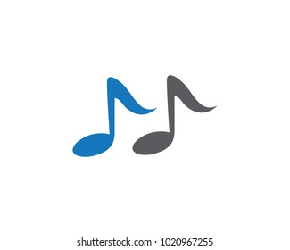 Music note Icon Vector illustration design