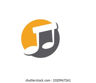 Music note Icon Vector illustration design