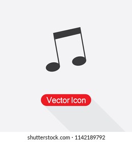 Music Note Icon Vector Illustration Eps10