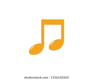 Music note Icon Vector illustration design