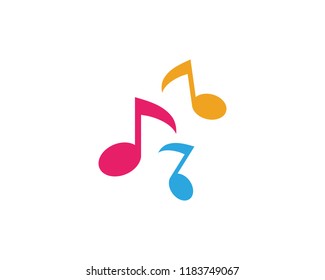 Music note Icon Vector illustration design