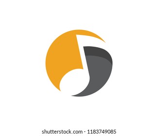 Music note Icon Vector illustration design