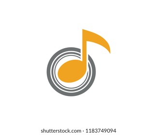 Music note Icon Vector illustration design