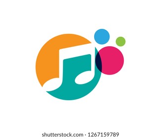 Music note Icon Vector illustration design