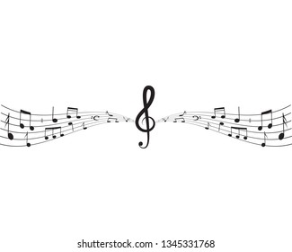 Music note Icon Vector Illustration