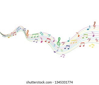 Music note Icon Vector Illustration