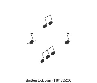 Music note Icon Vector illustration - Vector
