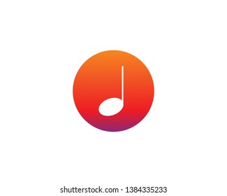 Music note Icon Vector illustration - Vector