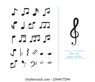 Music note Icon Vector Illustration