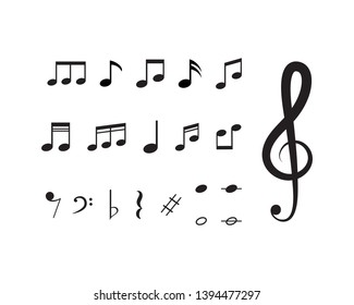 Musik-Note-Symbol Vektorgrafik