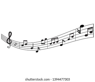 Music note Icon Vector Illustration