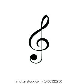 Music note Icon Vector Illustration can Change colour - Vector