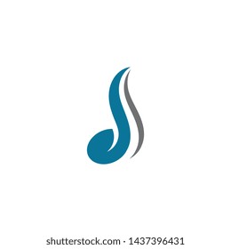 Music note Icon Vector illustration design