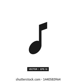 Music Note Icon Vector Illustration