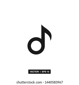 Music Note Icon Vector Illustration