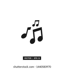 Music Note Icon Vector Illustration