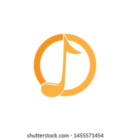 Music note Icon Vector Illustration design symbol