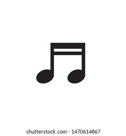Music note Icon Vector illustration design