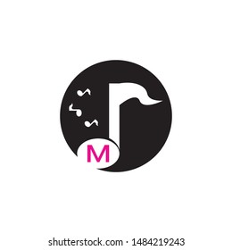 Music note Icon Vector illustration design