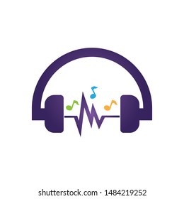 Music note Icon Vector illustration design