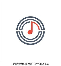 Music Note Icon Vector Illustration Design 