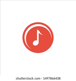 Music Note Icon Vector Illustration Design 