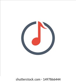 Music Note Icon Vector Illustration Design 
