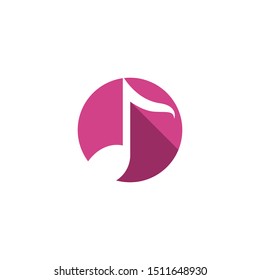 Music note Icon Vector Illustration