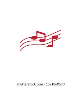 music note icon vector illustration