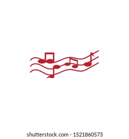 music note icon vector illustration