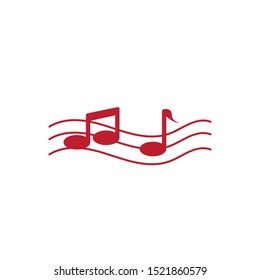 music note icon vector illustration
