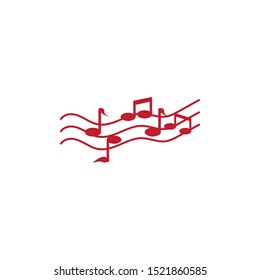 music note icon vector illustration