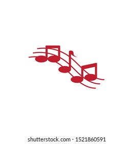 music note icon vector illustration