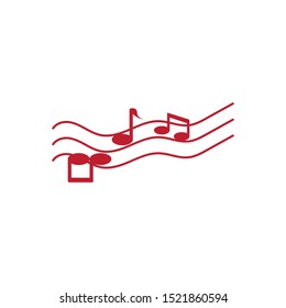 music note icon vector illustration