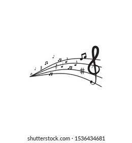 music note icon vector illustration design