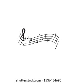music note icon vector illustration design