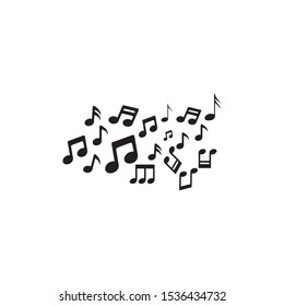 music note icon vector illustration design
