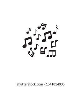 music note icon vector illustration design