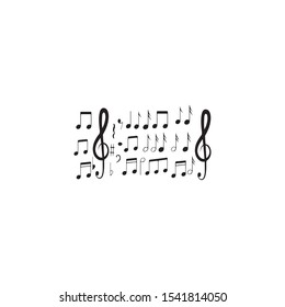 music note icon vector illustration design