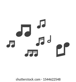 Music note Icon Vector illustration design