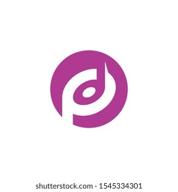 Music note Icon Vector illustration design