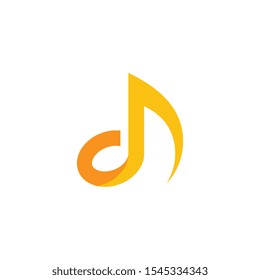 Music note Icon Vector illustration design